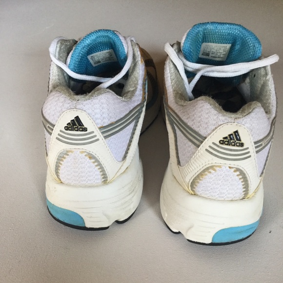 Adidas white and blue, Lace Up Forefoot Propulsion - Picture 6 of 8